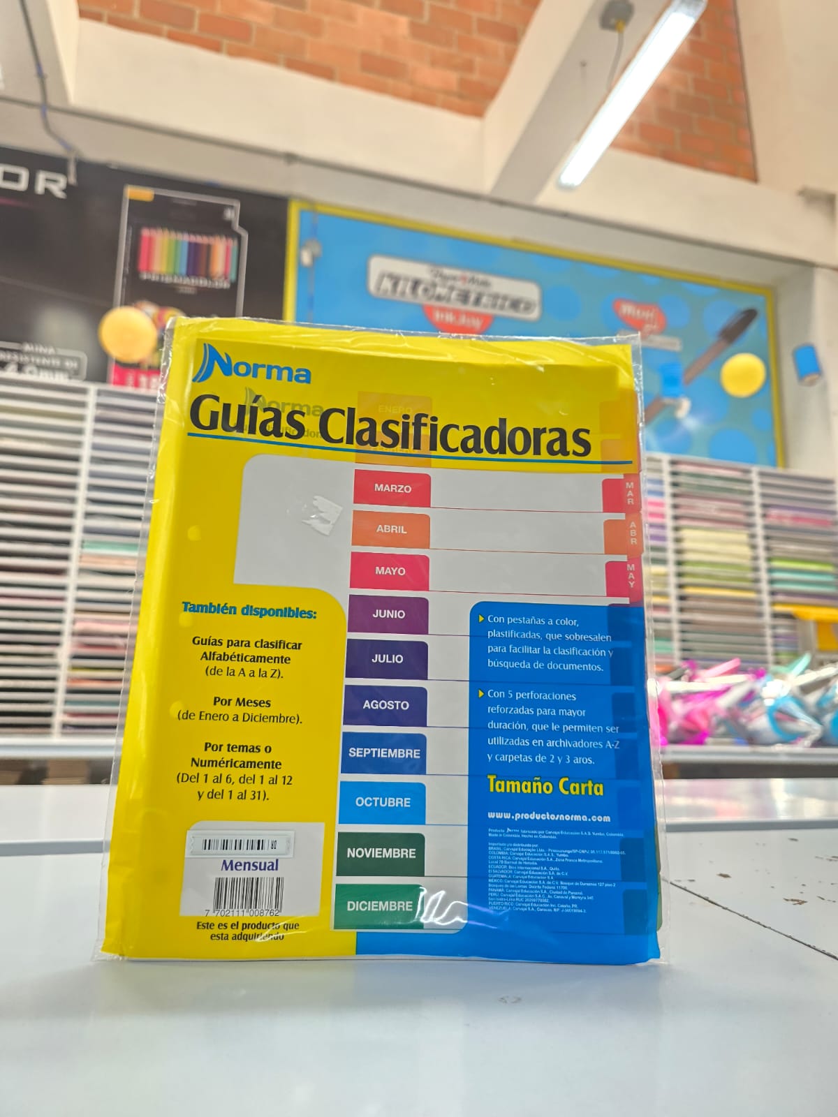 GUIA CLASIFICADORA ENERO-DICIEMBRE NORMA