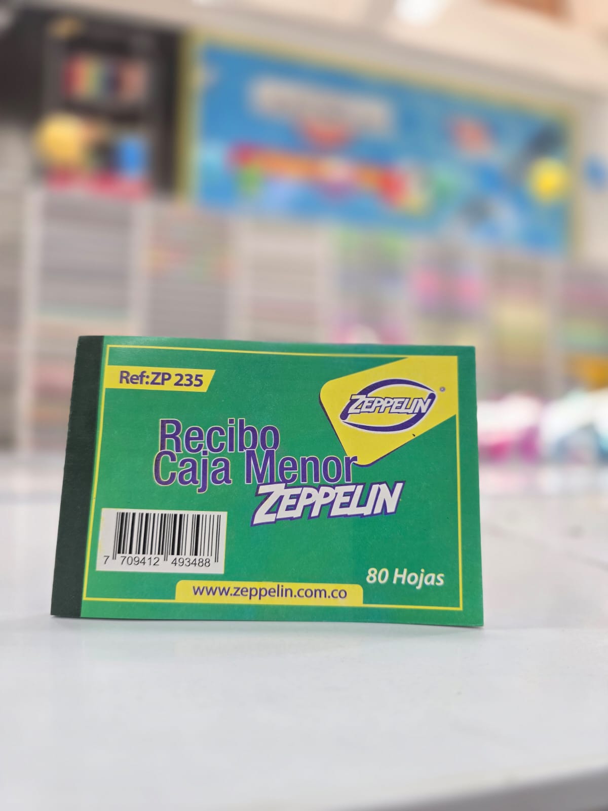 RECIBO DE CAJA MENOR X 80 ZEPPELIN