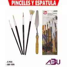 PINCEL X4 + ESPATULA POINTER