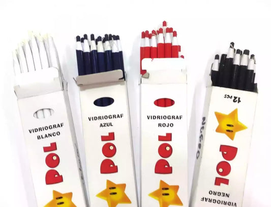 LAPIZ VIDRIGRAF ARTISAN BLANC/ROJ/NEGR/AMAR/