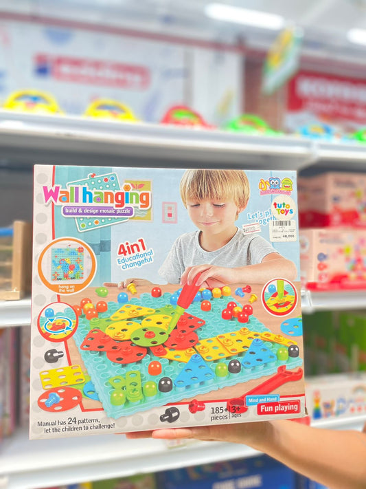 JUEGO DE FICHAS DIDACTICAS 4 EN 1
