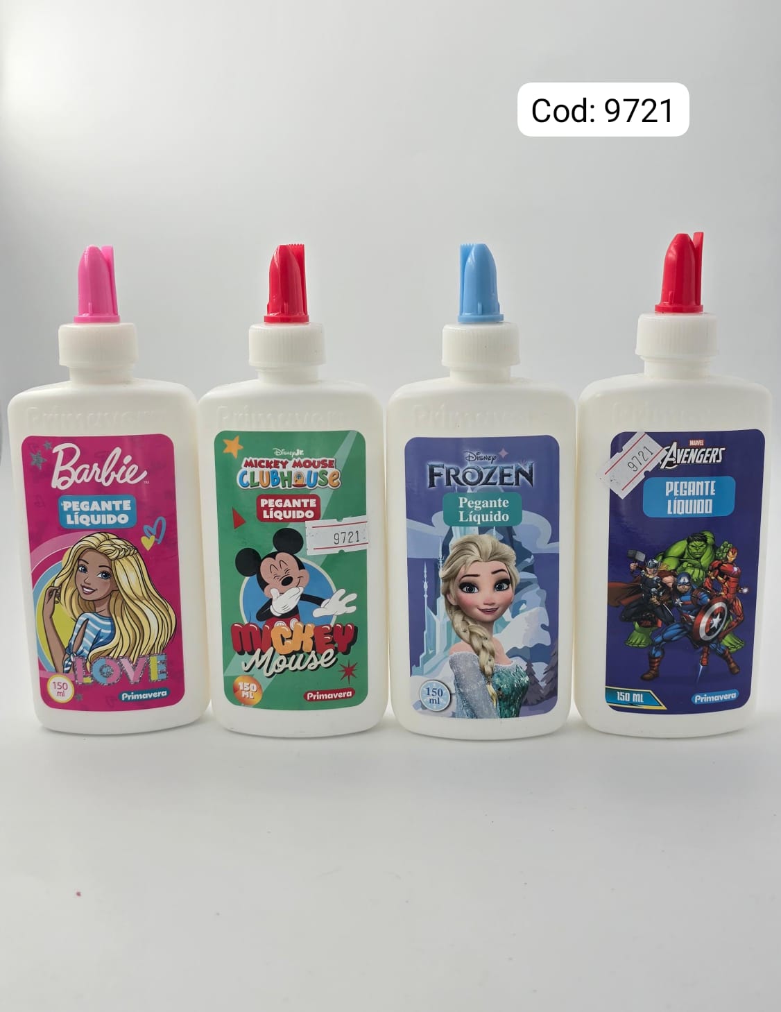 PEGANTE LIQUIDO PRIMAVERA PERSONAJES 150ML