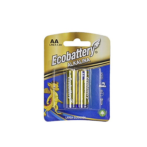 PILA AA ALKALINA ECOBATERY X2