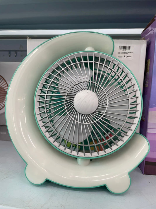 VENTILADOR RECARGABLE MULTICOLOR