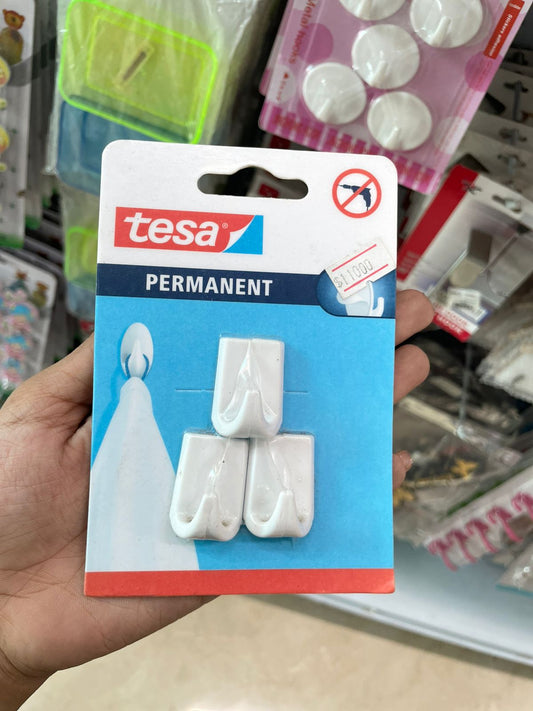 GANCHO PERMANENTE TESA 3PCS