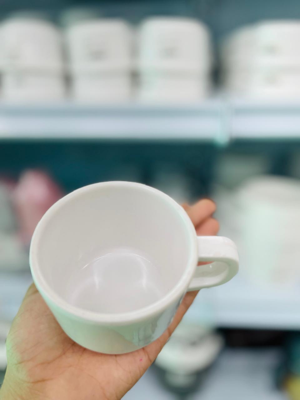 POCILLO DE CAFE BLANCO