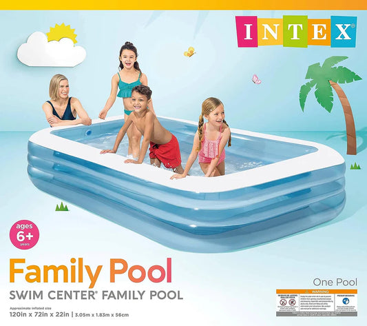 PISCINA RECTAN. UNICOLOR 305CM 58484