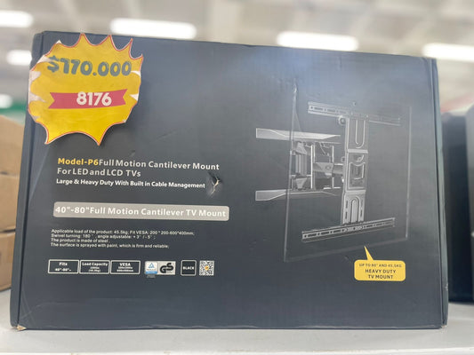 SOPORTE DE TELEVISOR 40"-80" CON BASE DE RUEDAS TV
