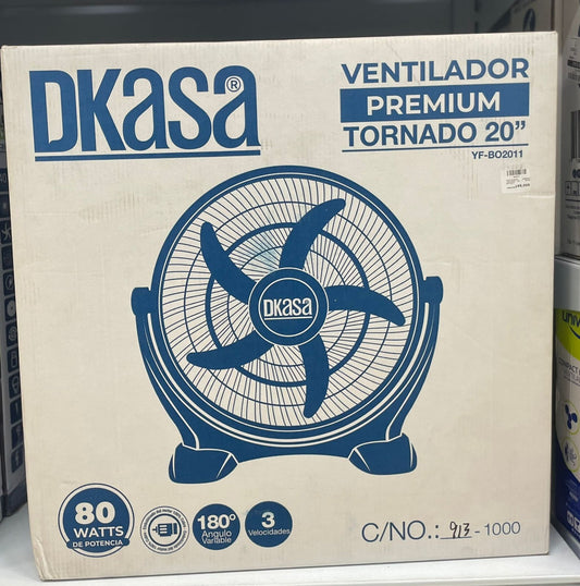 VENTILADOR PREMIUN TORNADO 20 " DKASA