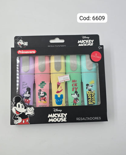 RESALTADOR PRIMAVERA X5 PERSONAJES