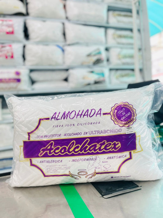 ALMOHADA ACOLCHADA MORADA
