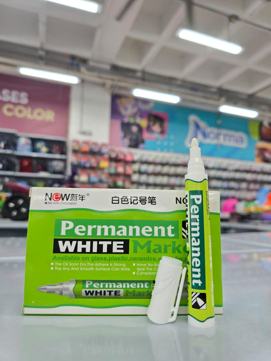 MARCADOR PERMANENTE BLANCO