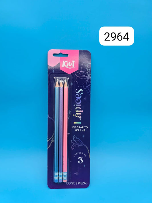 LAPIZ NEGRO KIUT NORMA X3