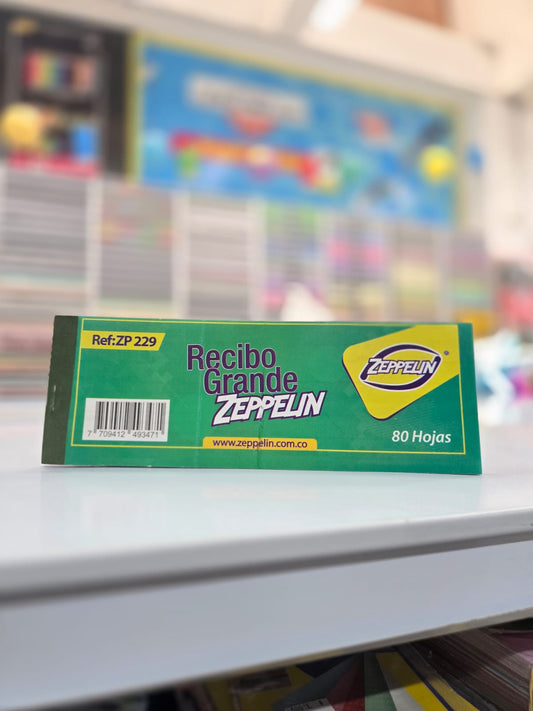 TALONARIO DE RECIBO GD ZEPPELIN