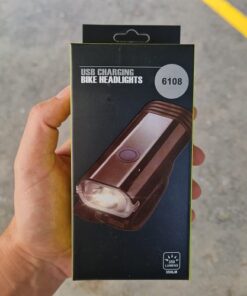 LINTERNA PARA BICICLETA RECARGABLE