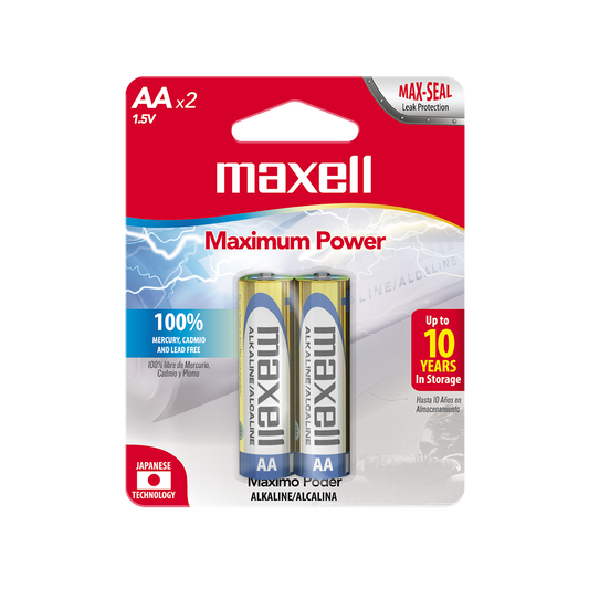 PILA  ALCALINA AA MAXELL X2 723407