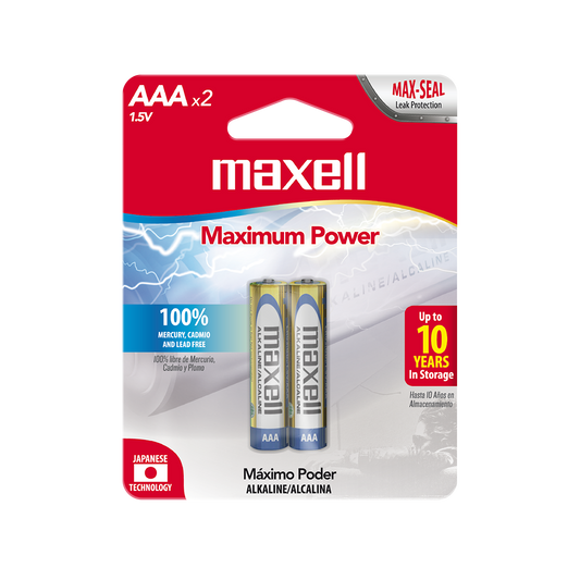 PILA  ALCALINA AAA X2 MAXELL