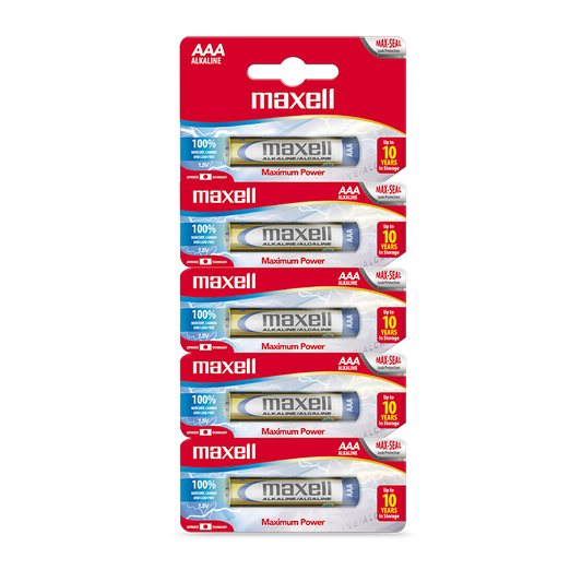 PILA  ALCALINA AAA MAXELL BLISTER X5