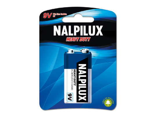 PILA 9V CARBONADA NALPILUX