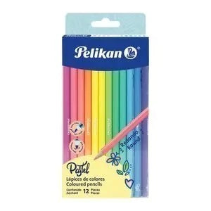 COLORES PASTEL PELIKAN X 12