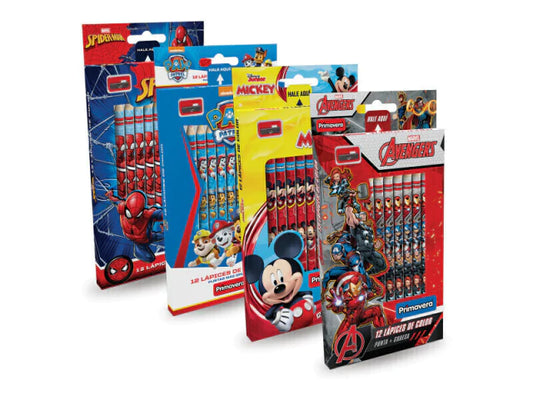 COLOR JUMBO PERSONAJES X12 PRIMAVERA