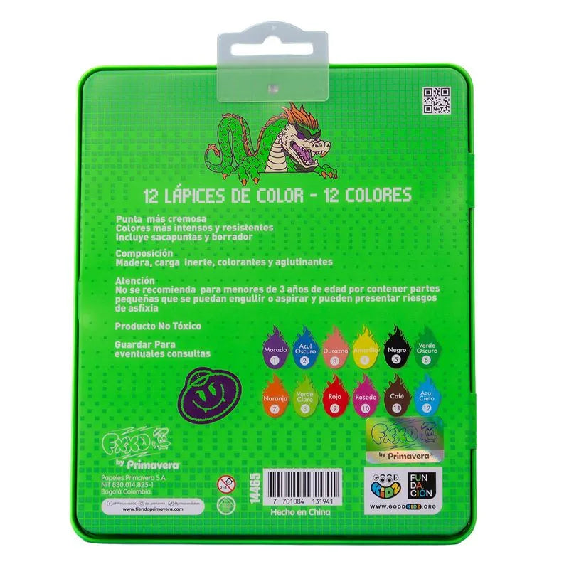 COLOR PRIMAVERA X12 CAJA METALICA FERXXO