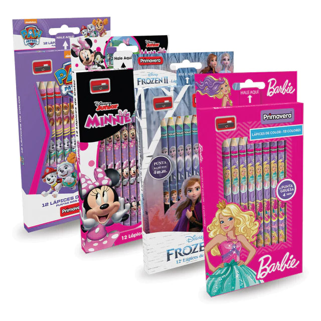 COLOR JUMBO PERSONAJES X12 PRIMAVERA