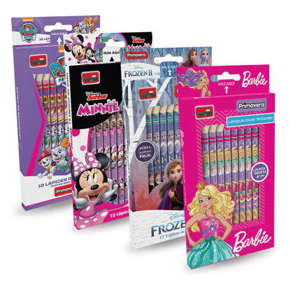 COLOR JUMBO PERSONAJES X12 PRIMAVERA