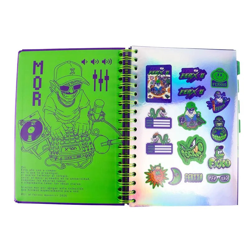 CUADERNO ARGOLLADO 95 5-7MATERIAS PRIMAVERA FERXXO