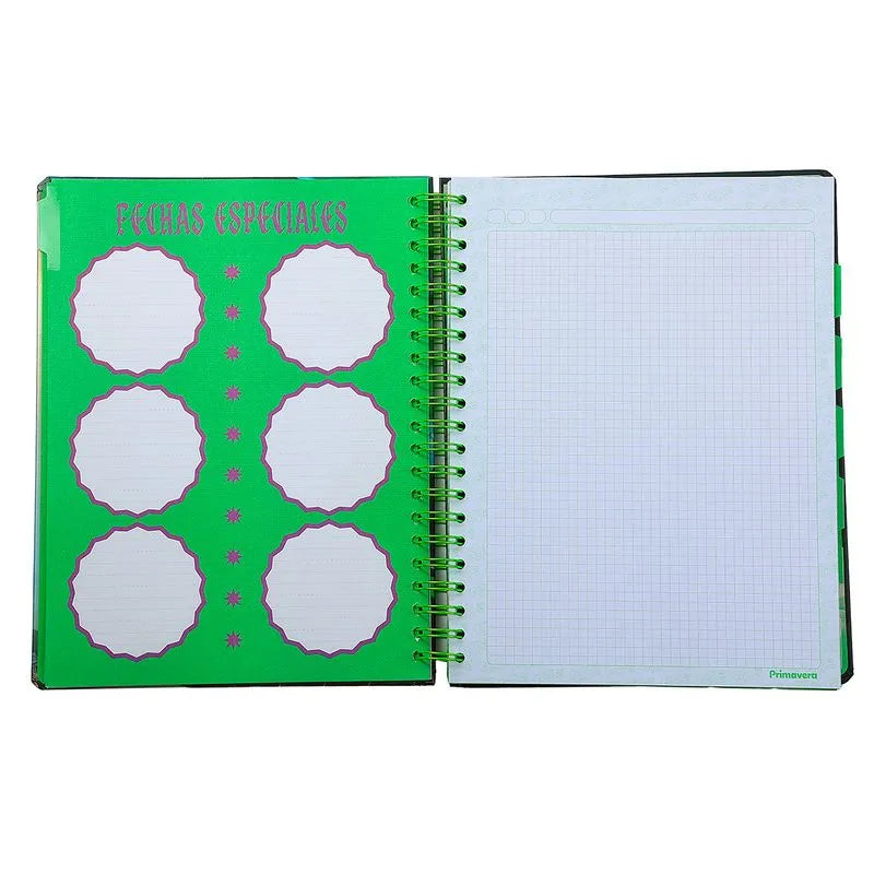 CUADERNO ARGOLLADO 105 5-7MATERIAS PRIMAVERA FERXXO