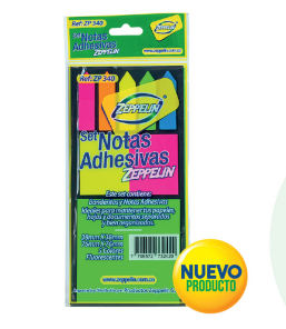 SET NOTAS ADESIVAS ZEPPELIN ZP340