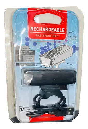 LINTERNA PARA BICICLETA RECARGABLE