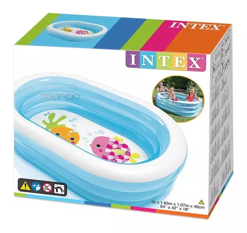PISCINA RECTANGULAR INTEX 57482 163X107X46CM