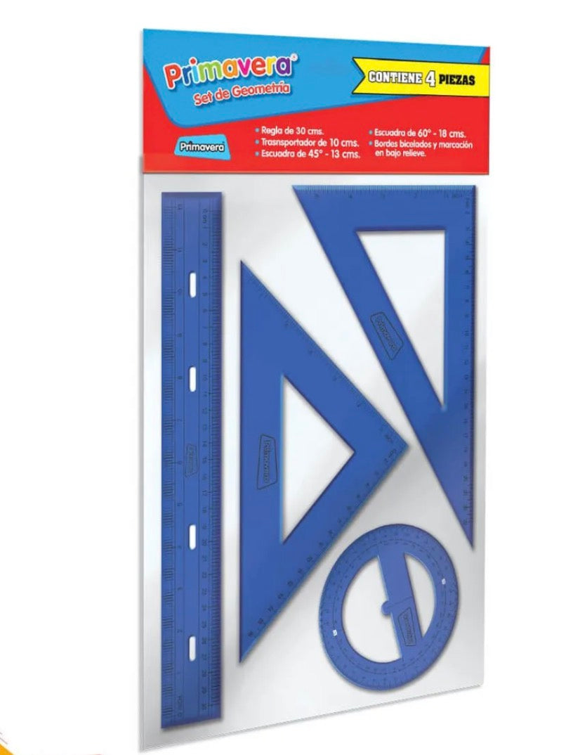 JUEGO GEOMÉTRICO PRIMAVERA RÍGIDO X 4 pcs