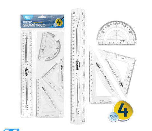 JUEGOS GEOMÉTRICOS POINTER ￼X4 pcs