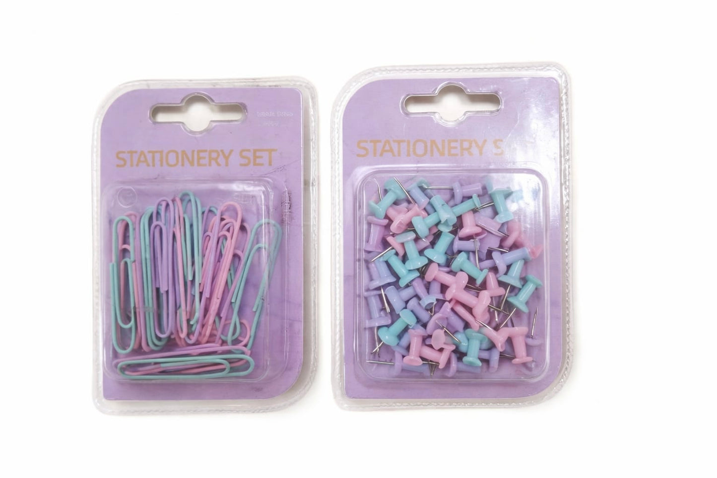 CLIP Y CHINCHES COLORES PASTEL