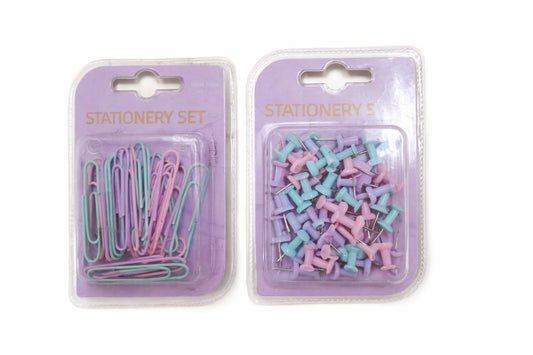 CLIP Y CHINCHES COLORES PASTEL