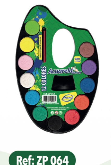 ACUARELA PALETA PQ ZP064