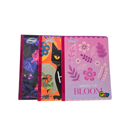 CUADERNO ZEPPELIN /SPRING DE 50H STICKER