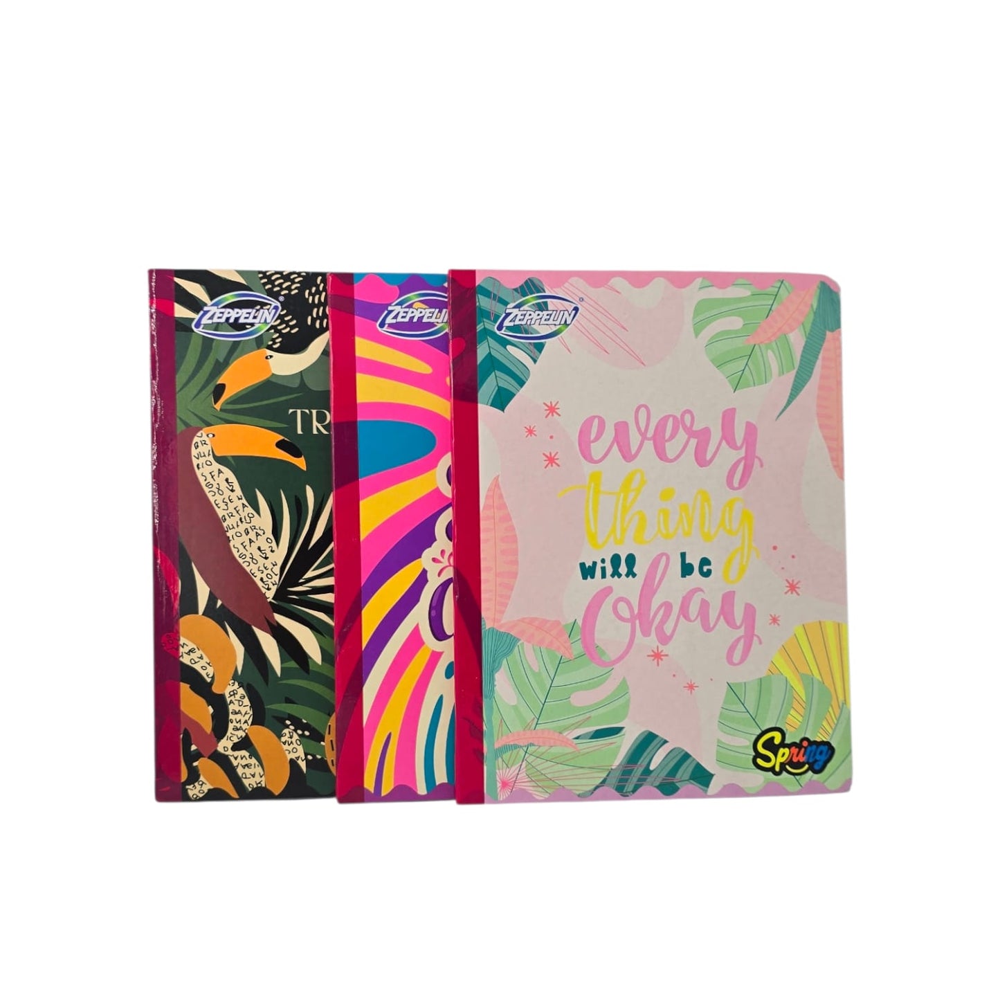 CUADERNO ZEPPELIN /SPRING DE 50H STICKER