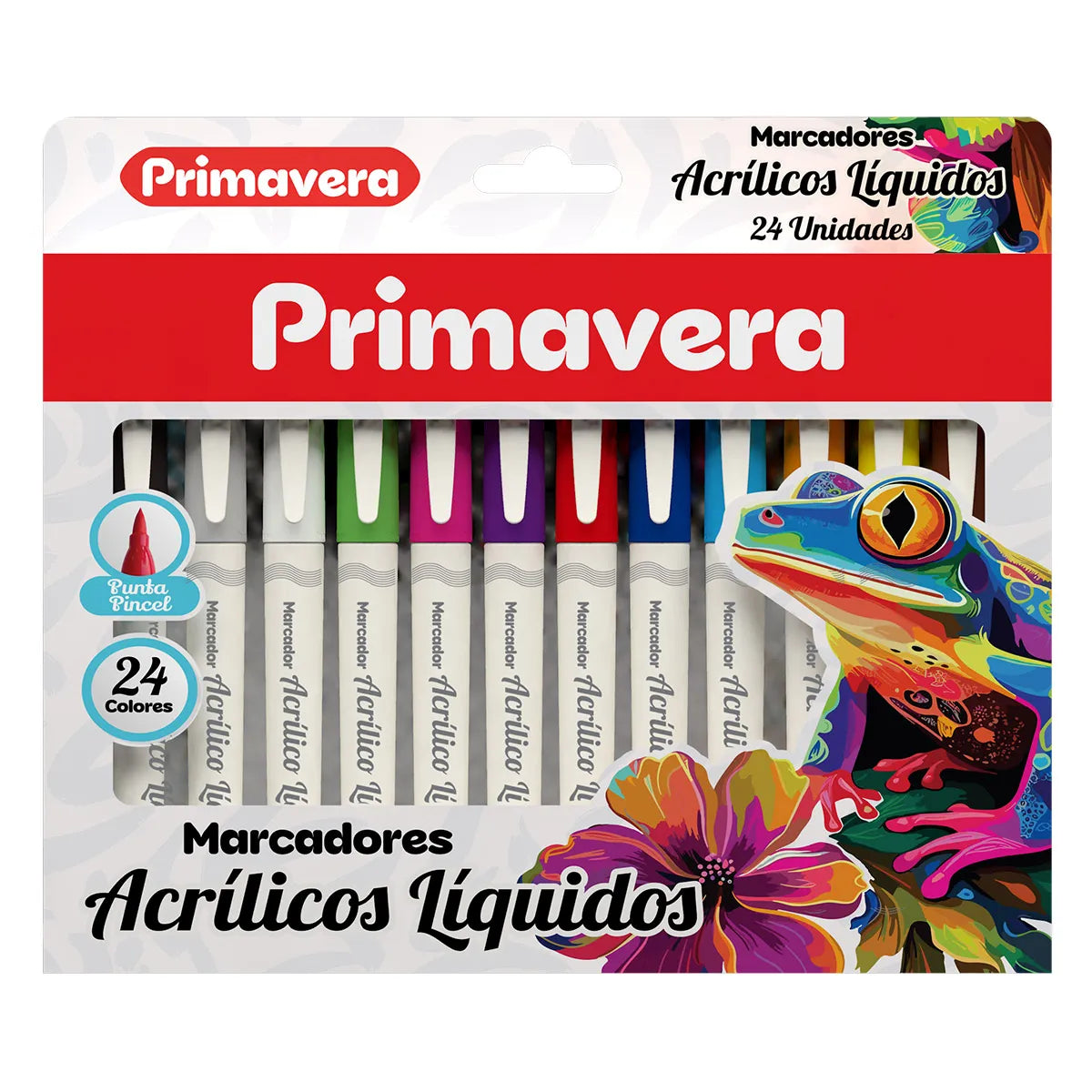 MARCADOR ACRÍLICO LÍQUIDO X24 PRIMAVERA