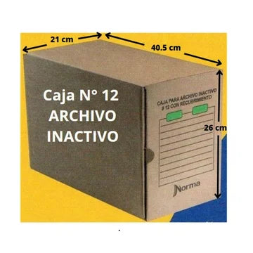 CAJA DE ARCHIVO Nº 12 NORMA