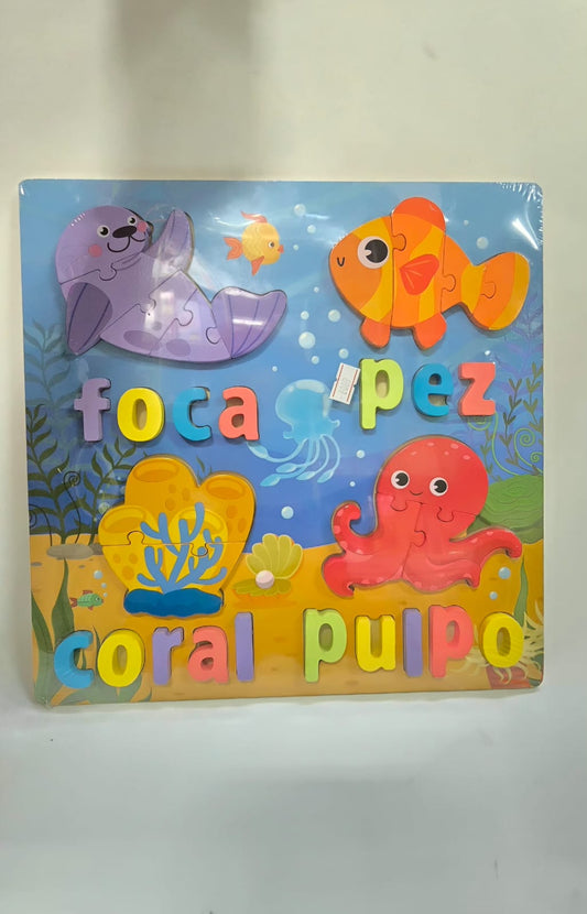 TABLA ENCAJABLE /  NÚMEROS / FIGURAS / LETRAS