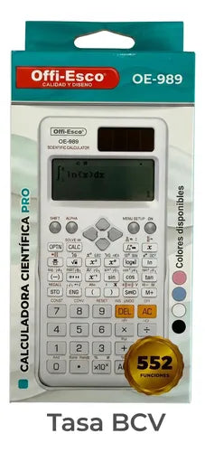 CALCULADORA CIENTÍFICA OFFIESCO OE-989