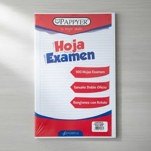 HOJAS DE EXAMEN X 100