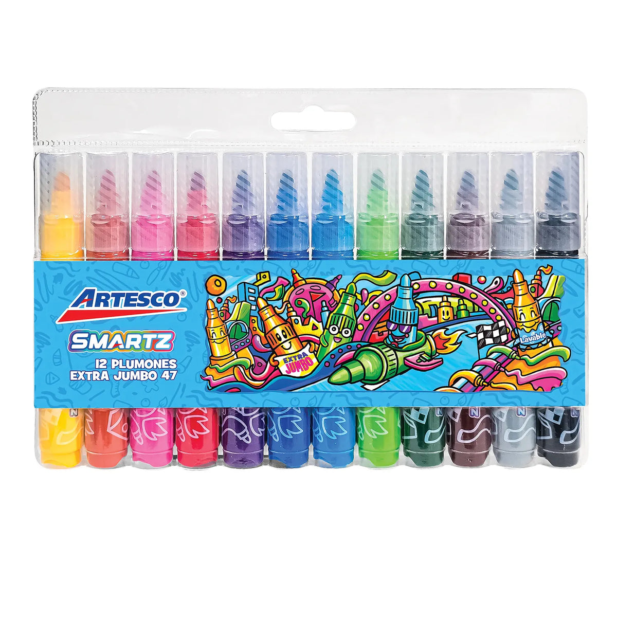 PLUMÓN EXTRA JUMBO ARTESCO x12