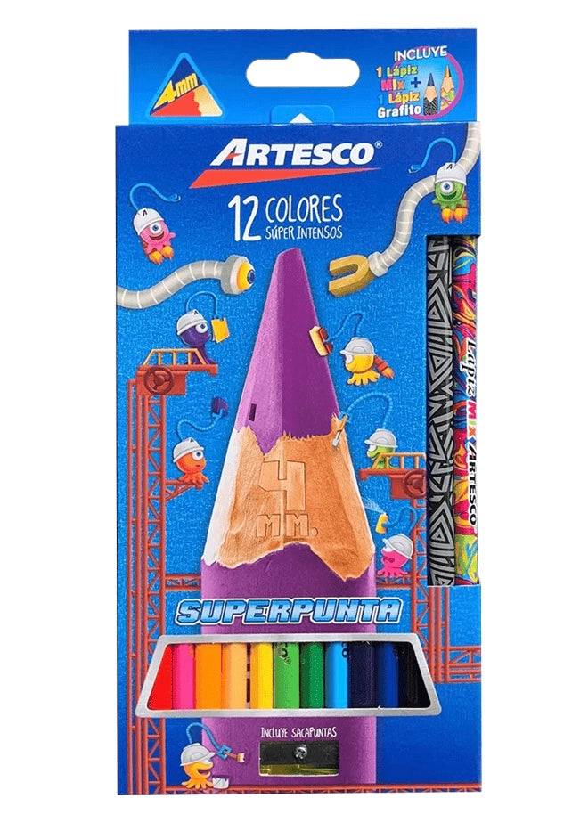 COLOR ARTESCO LARGO X12+2