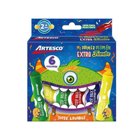 PLUMÓN ARTESCO MI PRIMER PLUMÓN X6
