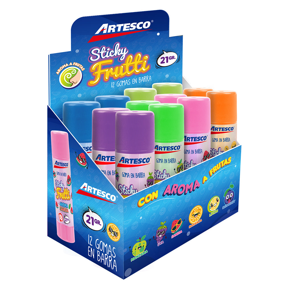 PEGANTE EN BARRA ARTESCO 21 GR FRUTTY