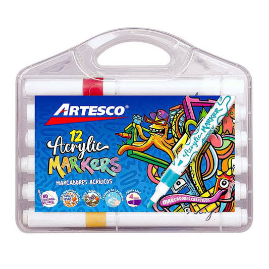 MARCADOR ACRÍLICO X12  ARTESCO